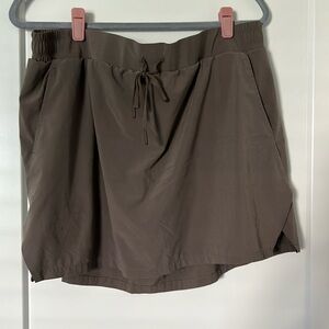 Flex Woven Skort, Taupe, XL, All in Motion